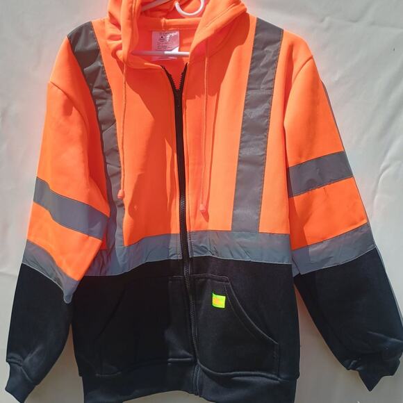 & Other Stories Other - GSS Safety Class 3 Full Zipper Hooded Sweatshirt with Black Bottom